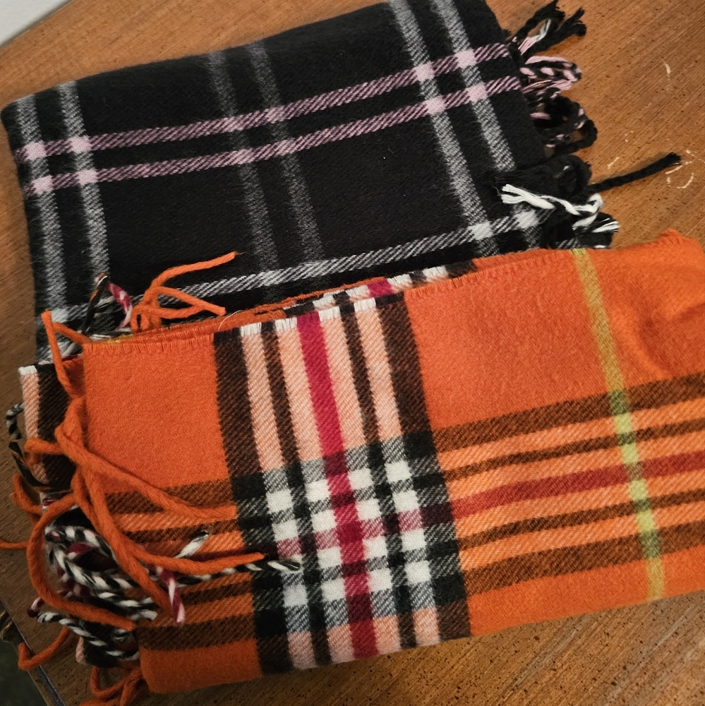 Plaid Fleece Scarves